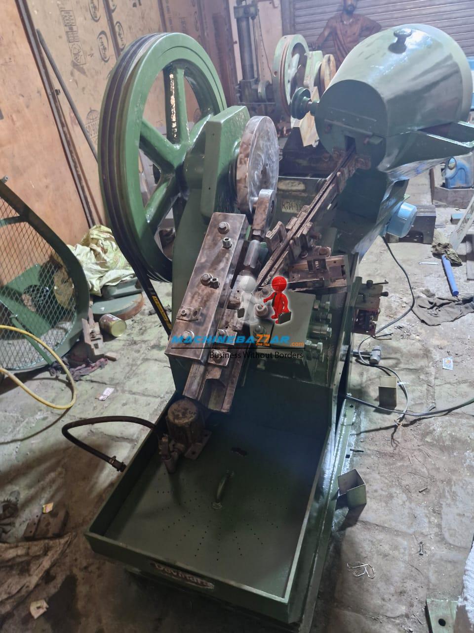 M6 X 75 DEVENDRA FLAT DIE THREAD ROLLING MACHINE