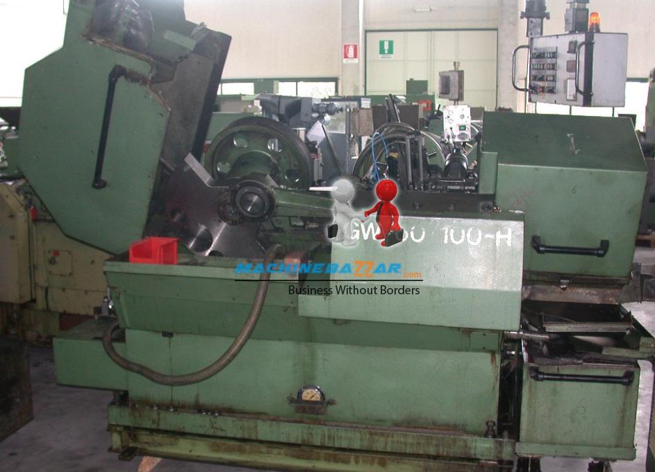  M12 X 105 Menn Flate die thread rolling machine