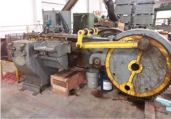 M25x200 flat die thread rolling machine