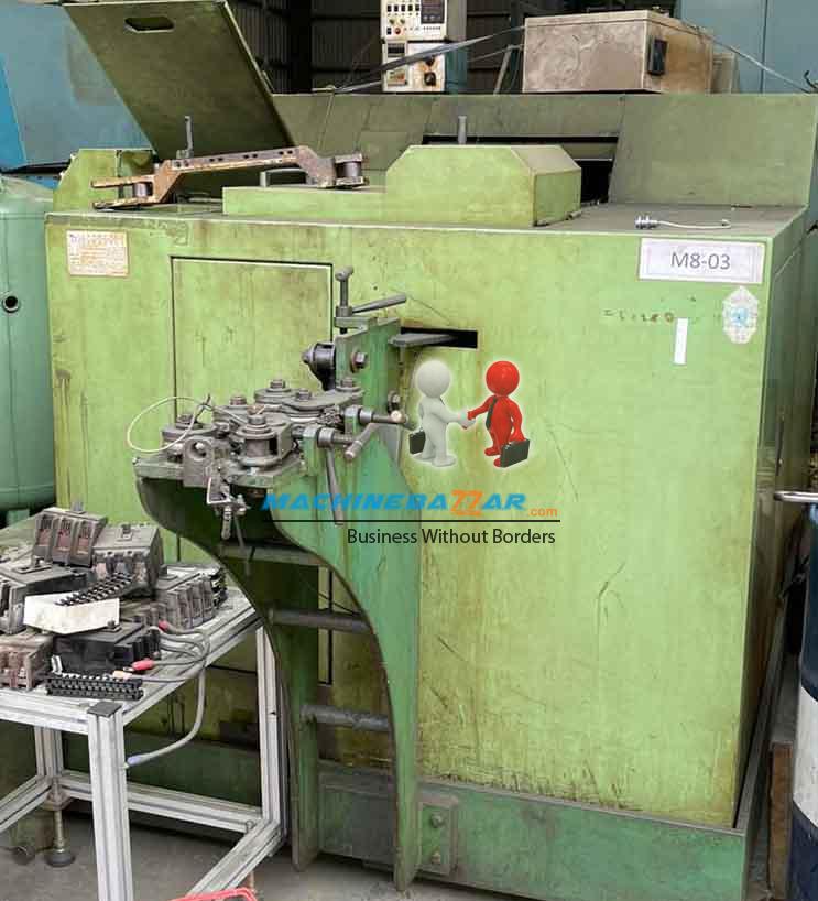 M8 X 75 Min Tang 2 die 4 blow cold header machine 