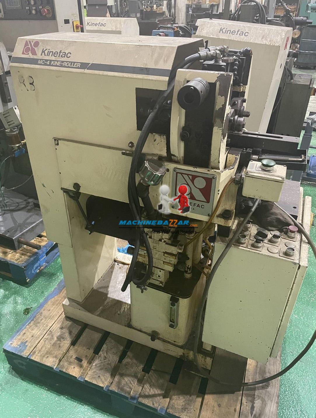 M38 X 100 Kinefac 2 die cylindrical die thread rolling machine 