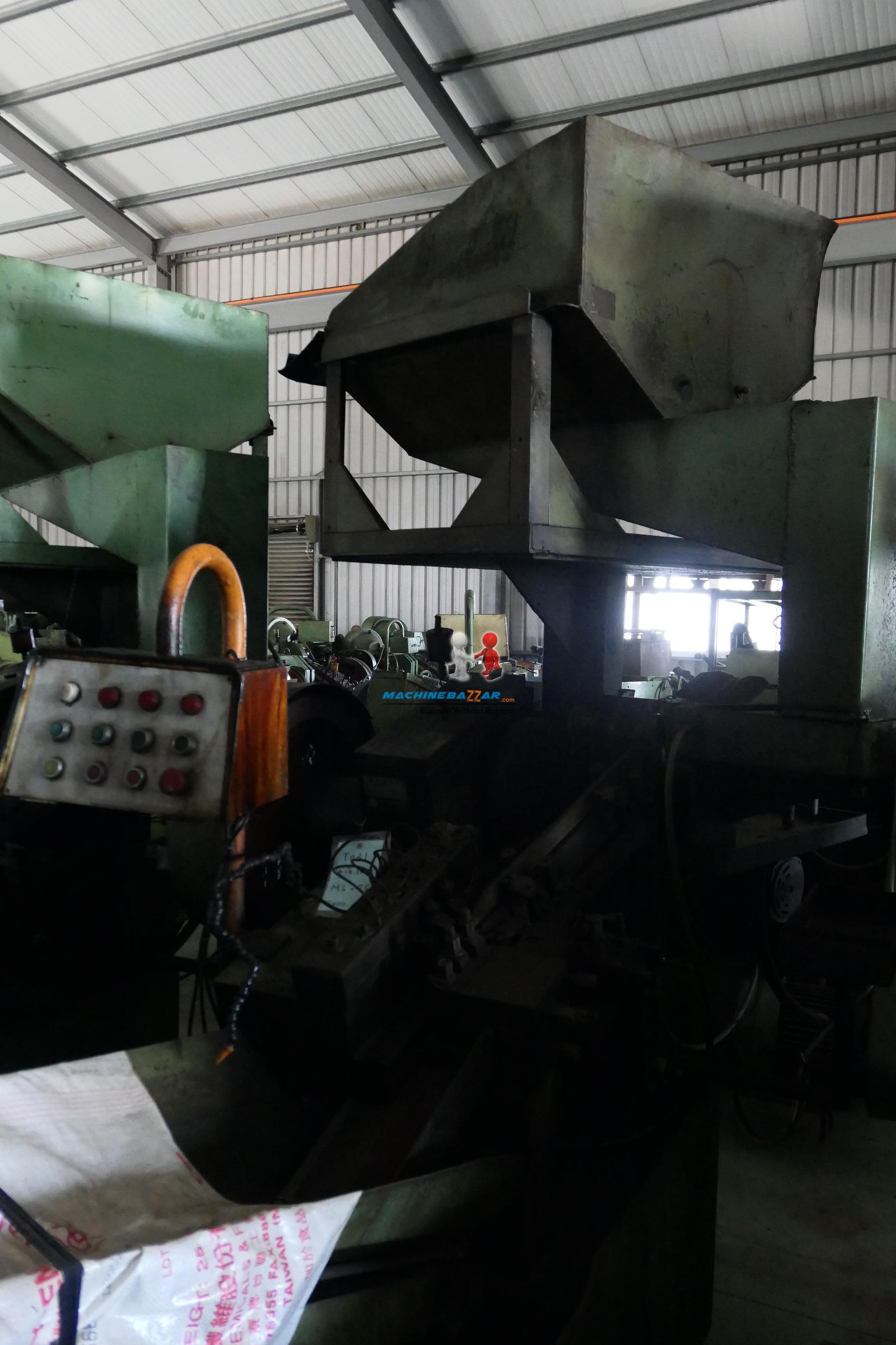 M6 x 75 Chou Cheng  Flat die thread rolling machine