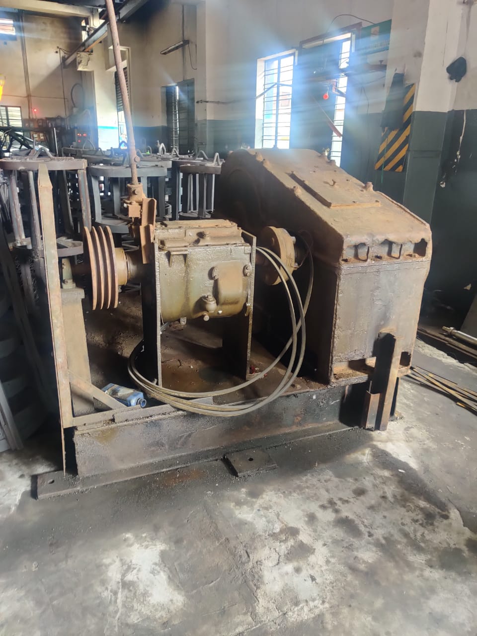 18 mm (capacity) wire drawing machine