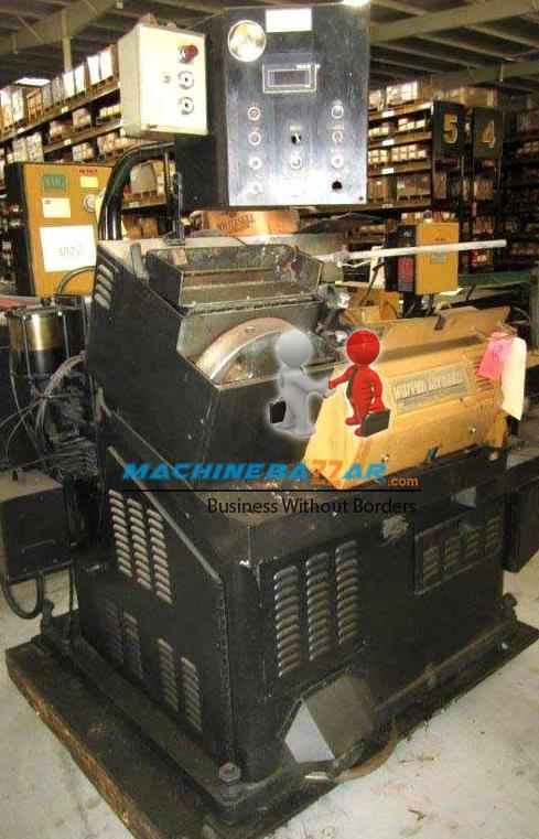 M6 X 75 Warren high speed flat die thread rolling machine