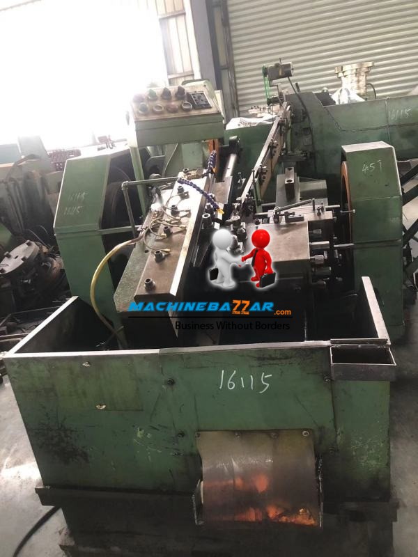 M16 X 100 FLAT DIE THREAD ROLLING MACHINE 