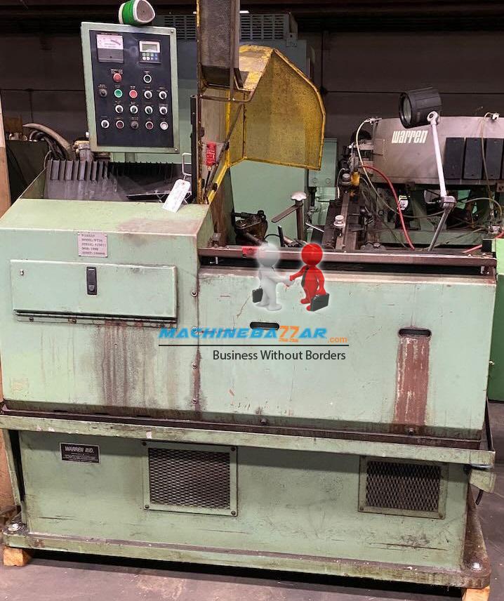 M12 X 150 Warren flat die thread rolling machine