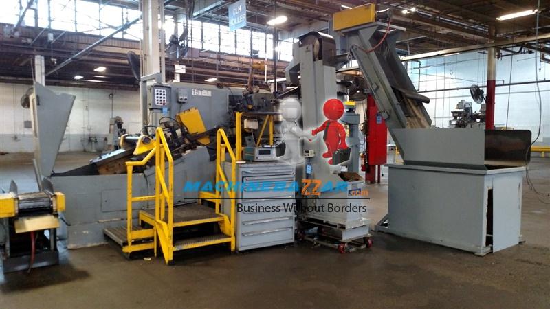 M18 X 100 Saspi high speed Flat die thread rolling machine