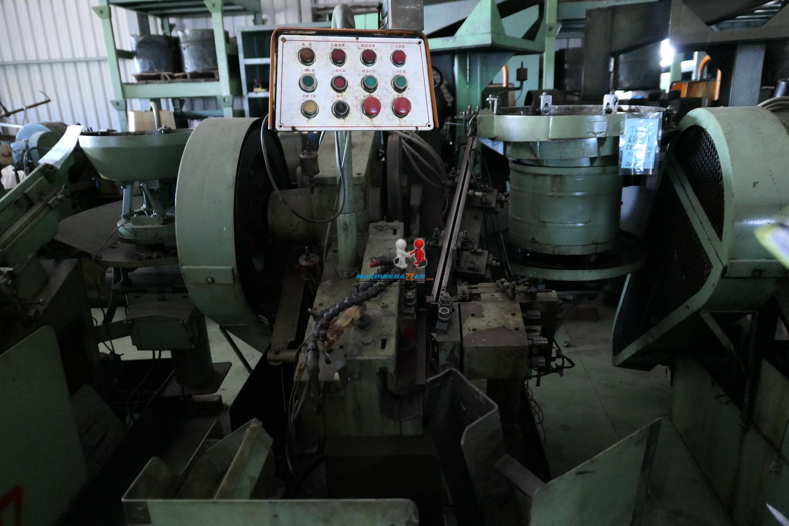 M6 x 50 shanq woen Flat die thread rolling machine