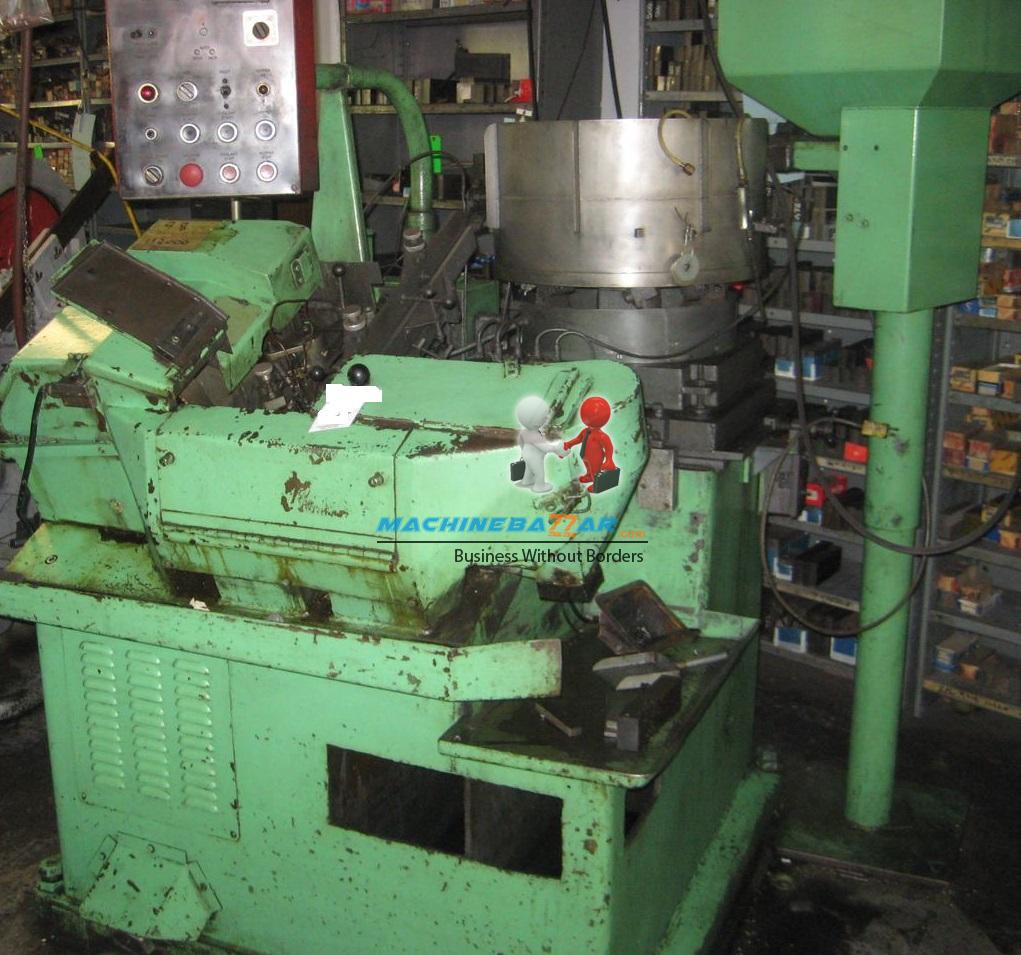 M6 X 50 Warren high speed automatic flat die thread rolling machine