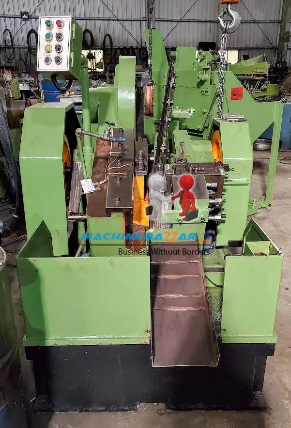 M10 X 150 Charng Guey Flat Die Thread Rolling Machine 
