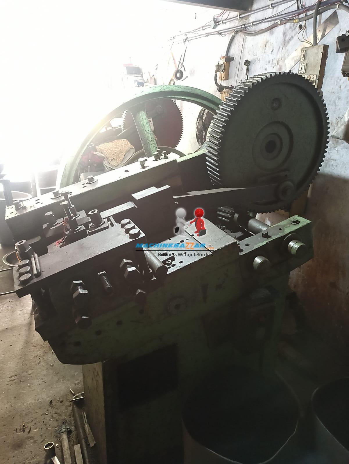 M8 X 100  flat die thread rolling machine 