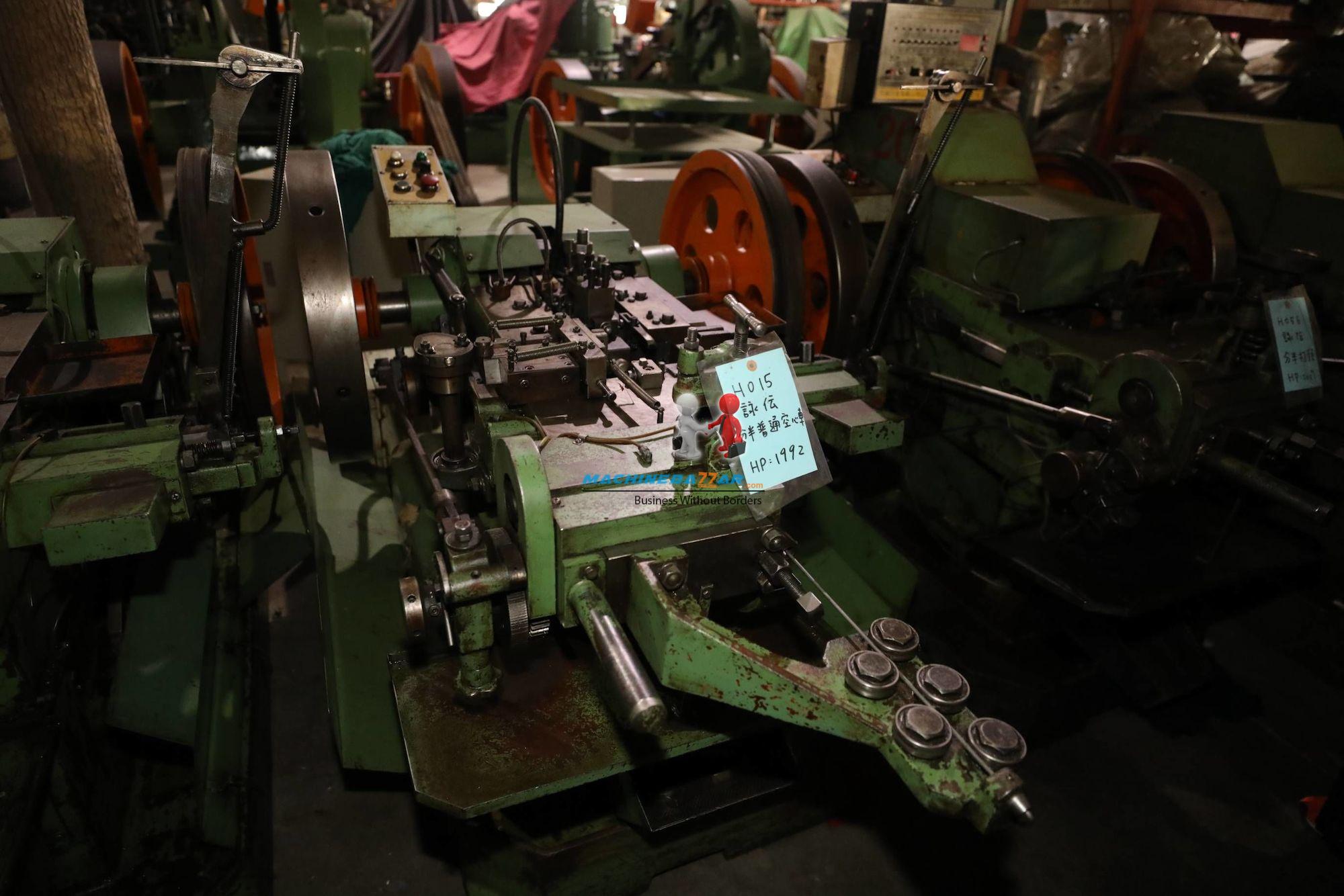 M3 X 18 Yong Chuan semi tubular header machine