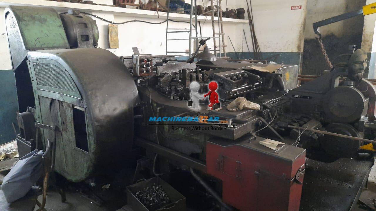 19B (12mm) Waterburry 5 Station Nut Former Machine 