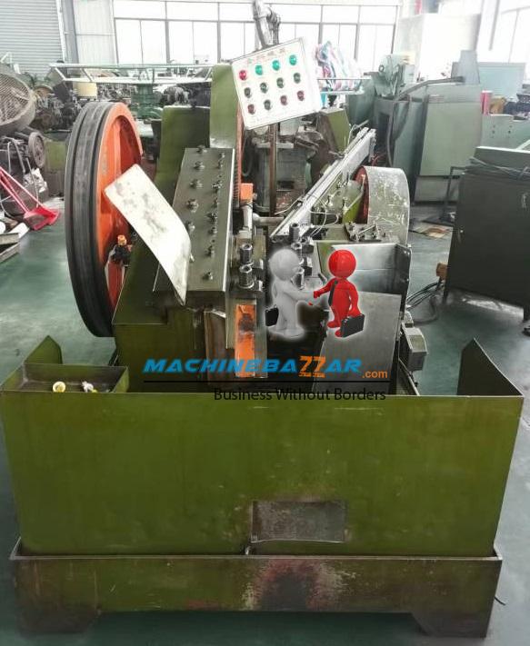 M12 X 100 HEXI FLAT DIE THREAD ROLLING MACHINE 