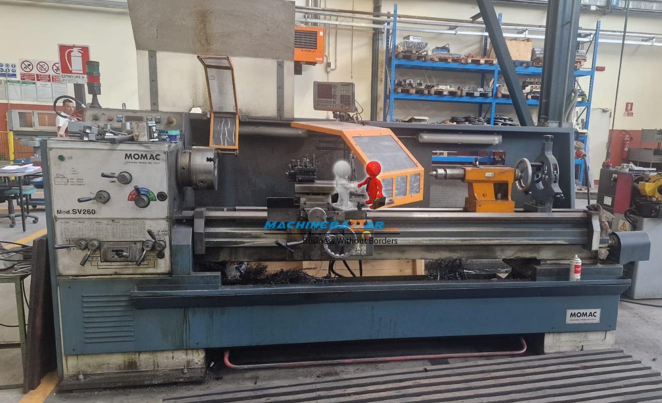 80 x 260 x 320 MOMAC HEAVY DUTY LATHE MACHINE