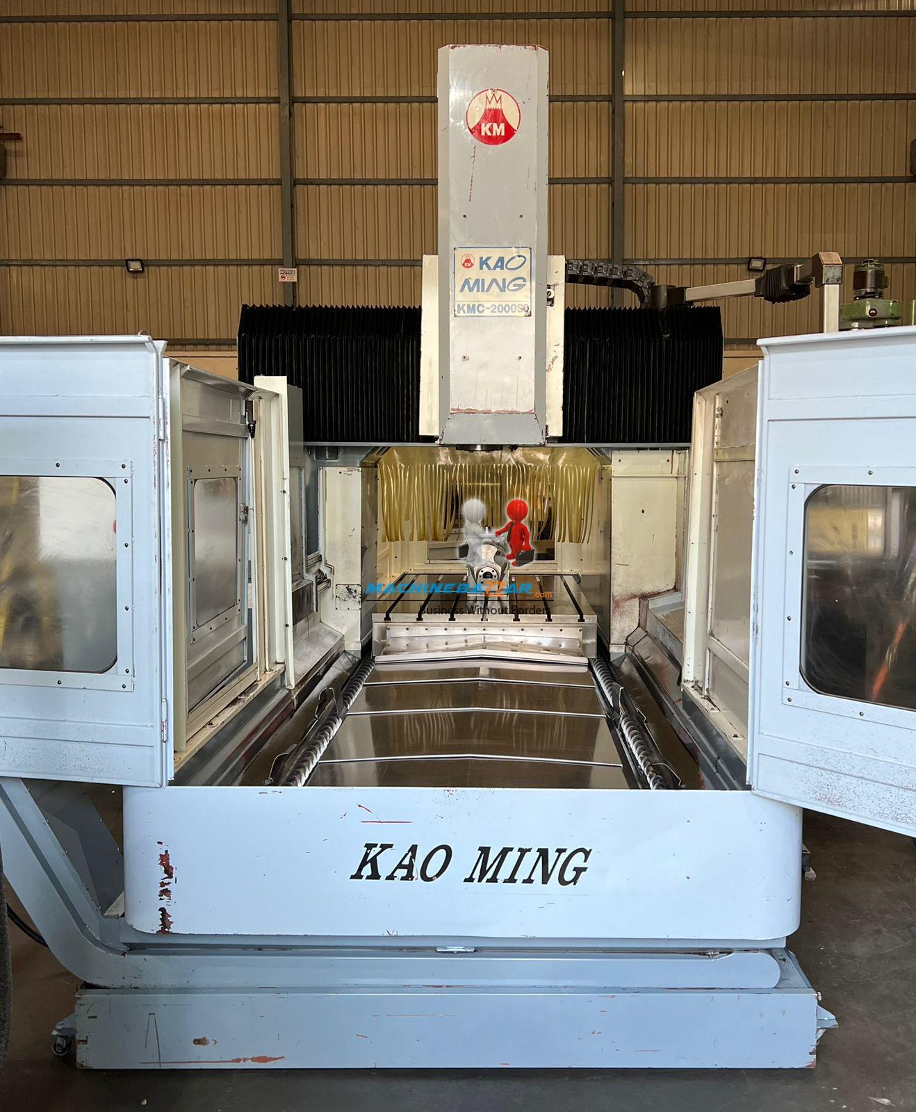 750 X 1400 X 2000 Kao Ming(taiwan) Double column VMC machine