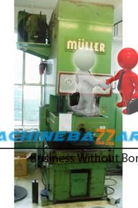 160 TON MUELLER SINGLE COLUMN HYDRAULIC PRESS MACHINE 