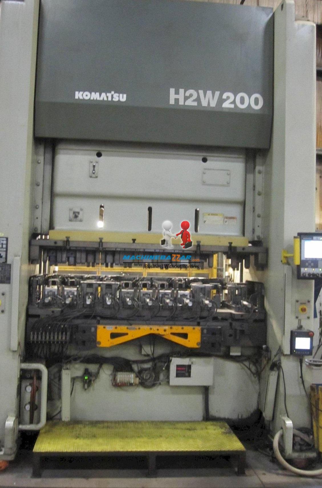 200 Ton Komatsu Duel Servo mechanical press machine
