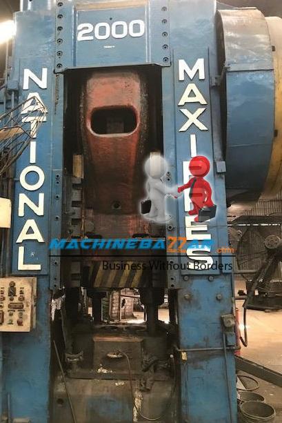 2000 Ton National mechanical press machine