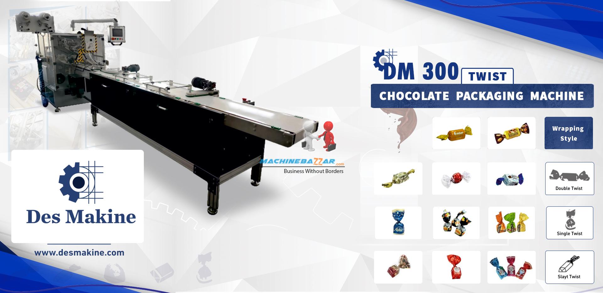 Chocolate Packaging Machine - DM300 twist
