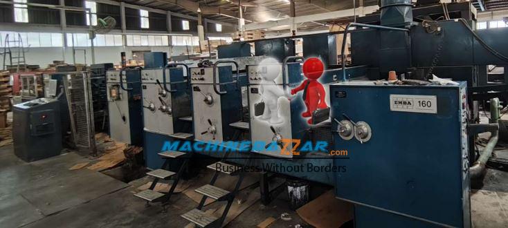 EMBA 160 - PREFEEDER COLOR PRINTING MACHINE
