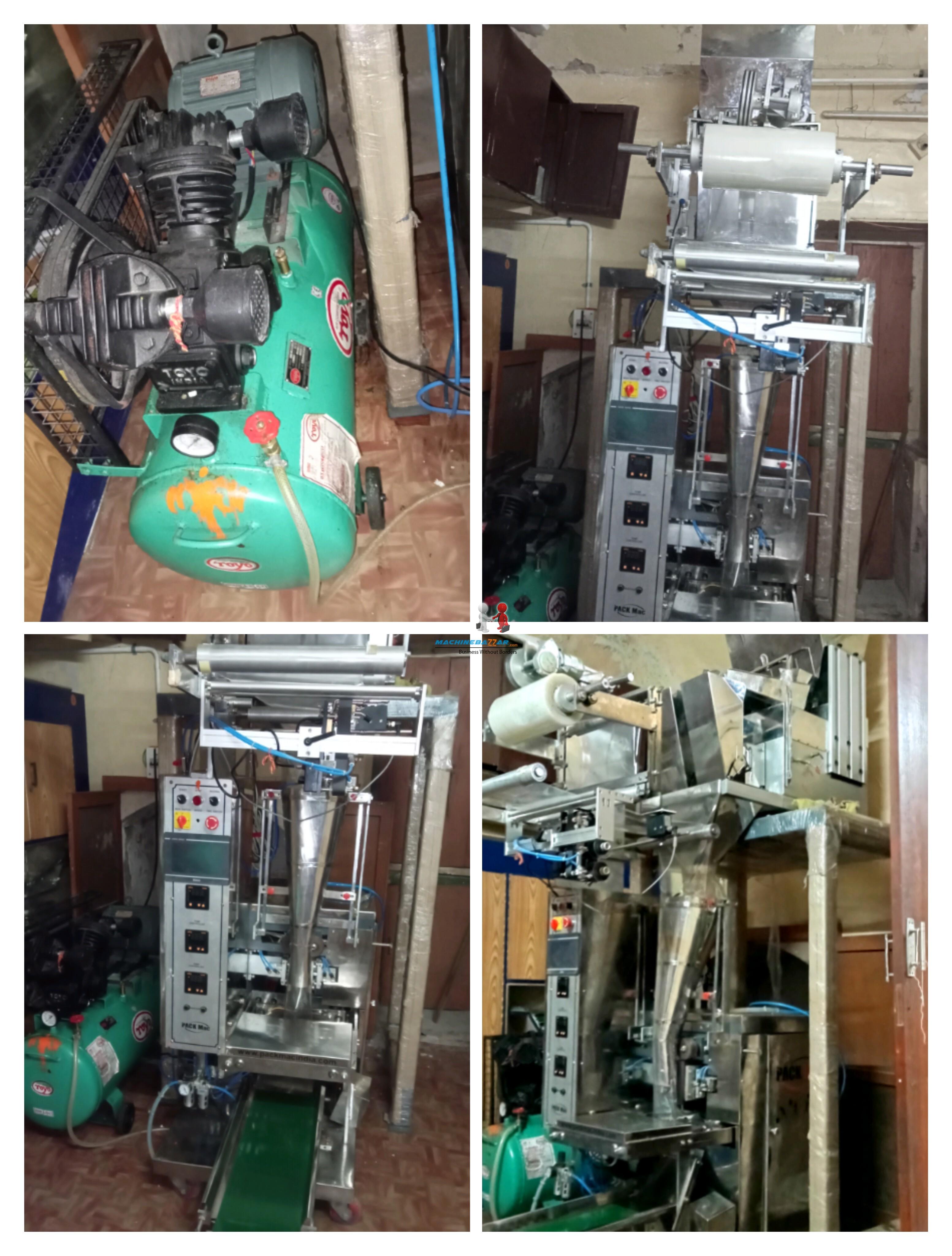 Two head suit type pouch packaging machine