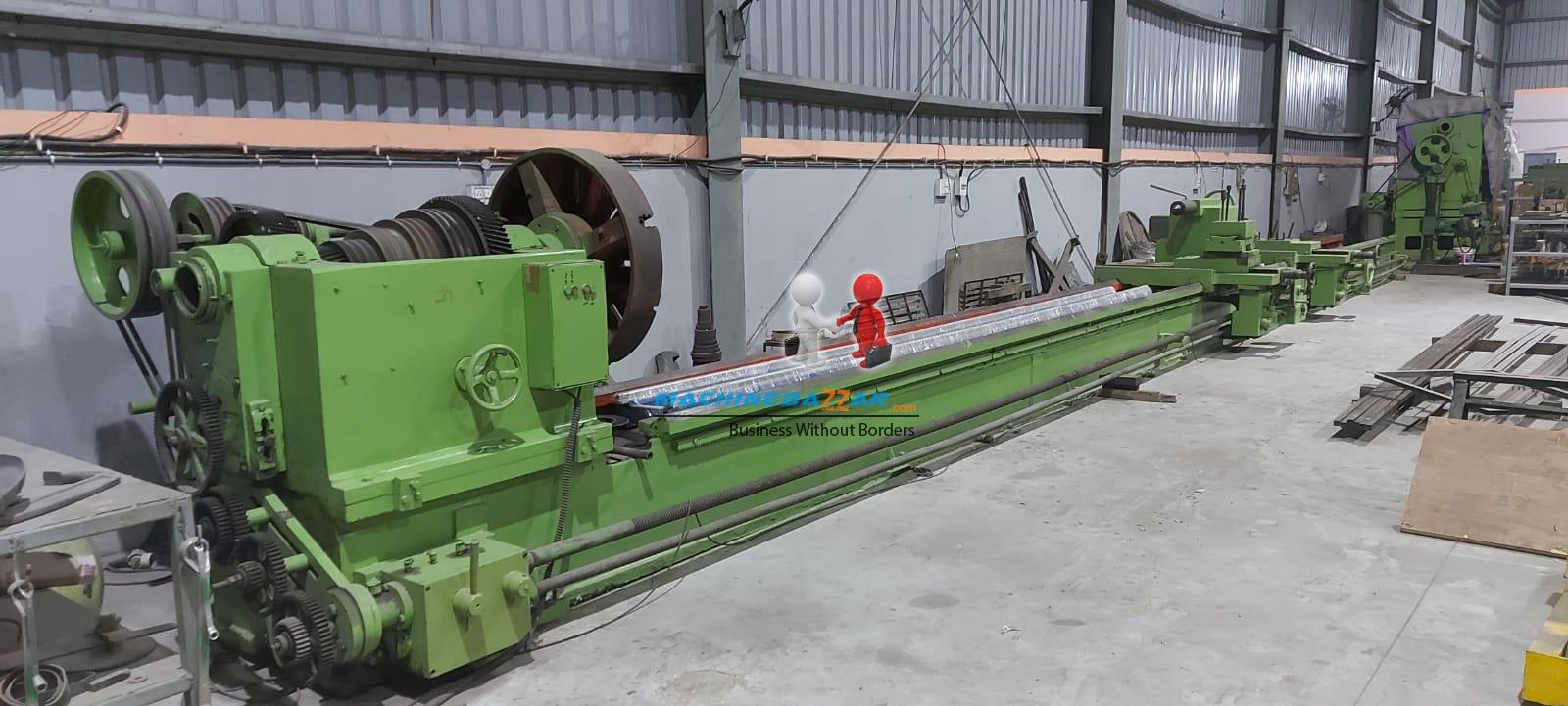 56 Feet heavy duty lathe machine