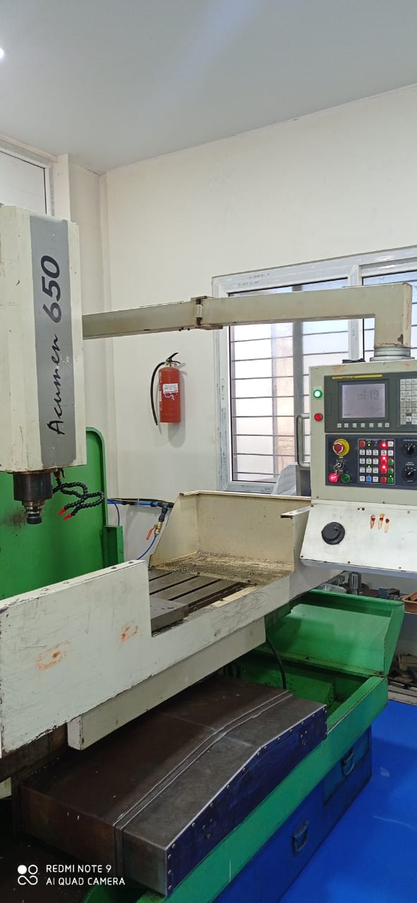 600  x 400 x 400 (Axis size ) 3 Axis VMC Machine