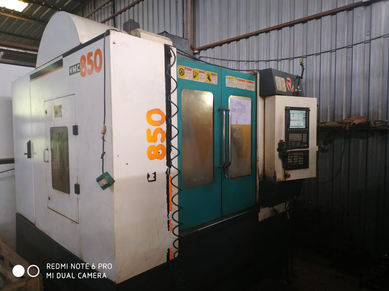 850 x 500 x 500 3 Axis VMC  Machine