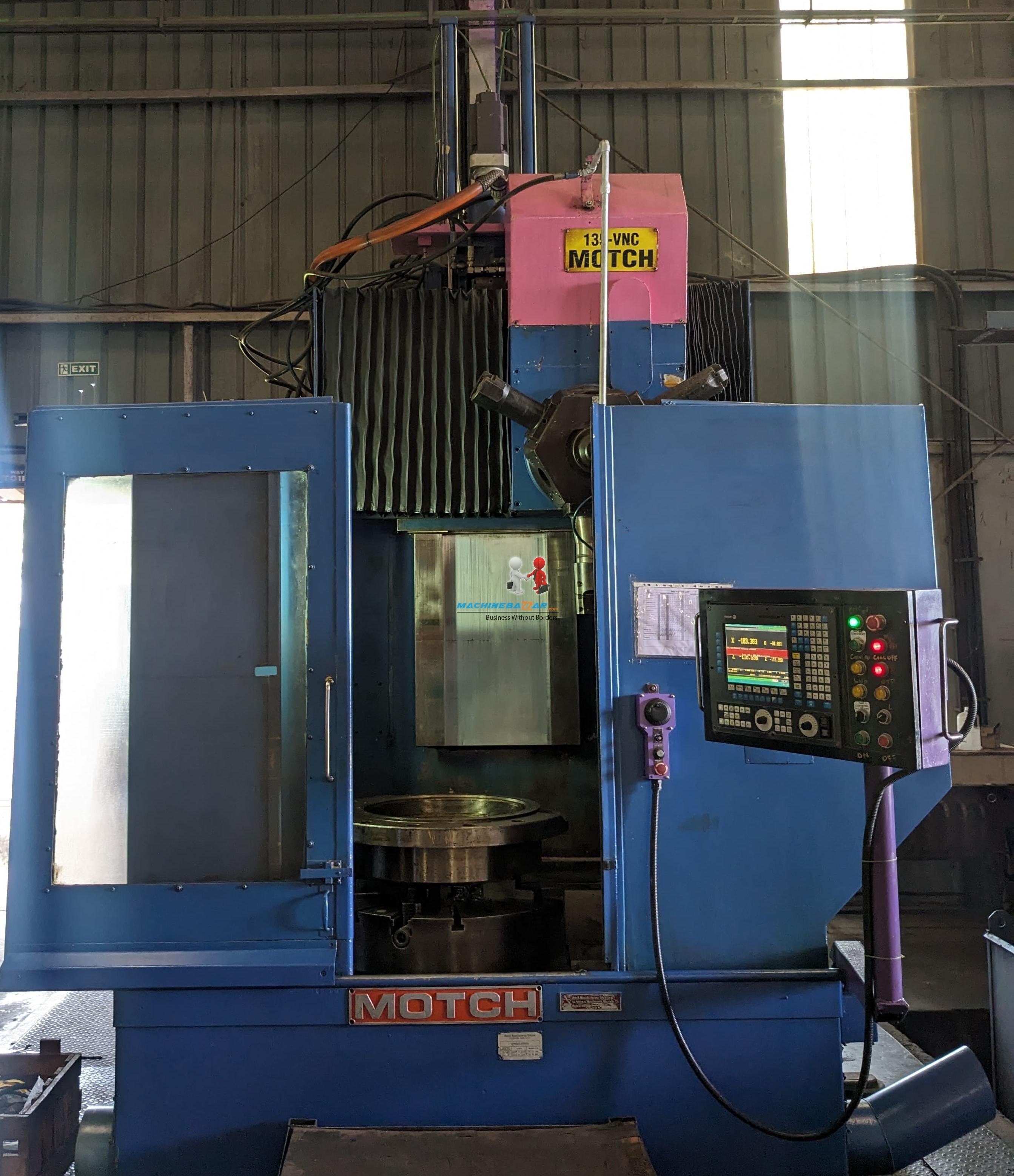 800 X 900 MOTCH single spindle CNC machine 